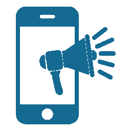 mobile marketing icon